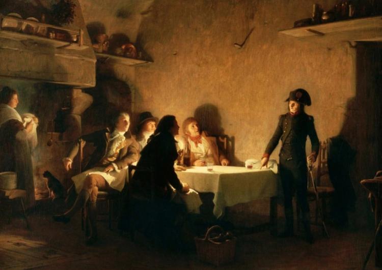 Jean Lecomte Du Nouy The supper of Beaucaire oil painting image